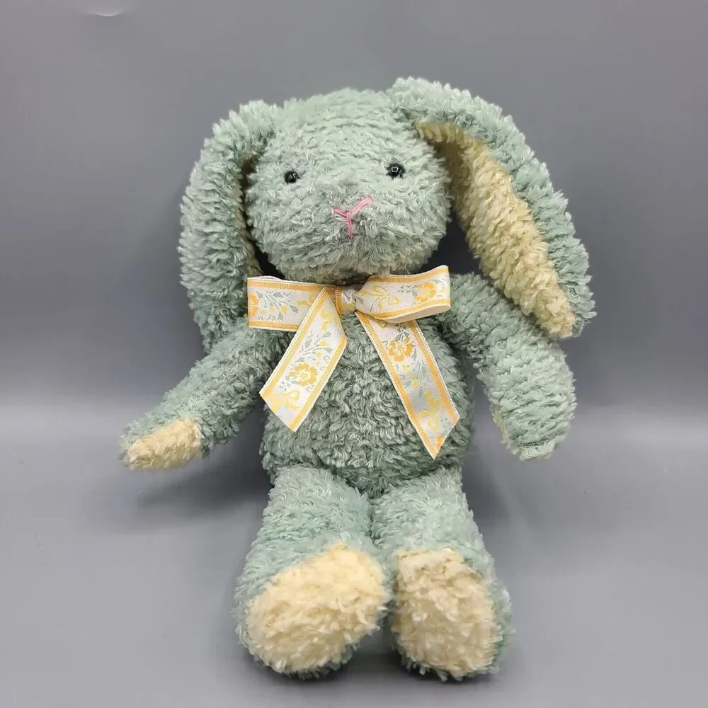 Mary Meyer Bunny Plush Easter Floppy Baby Green Gift Blush Rabbit With Tag